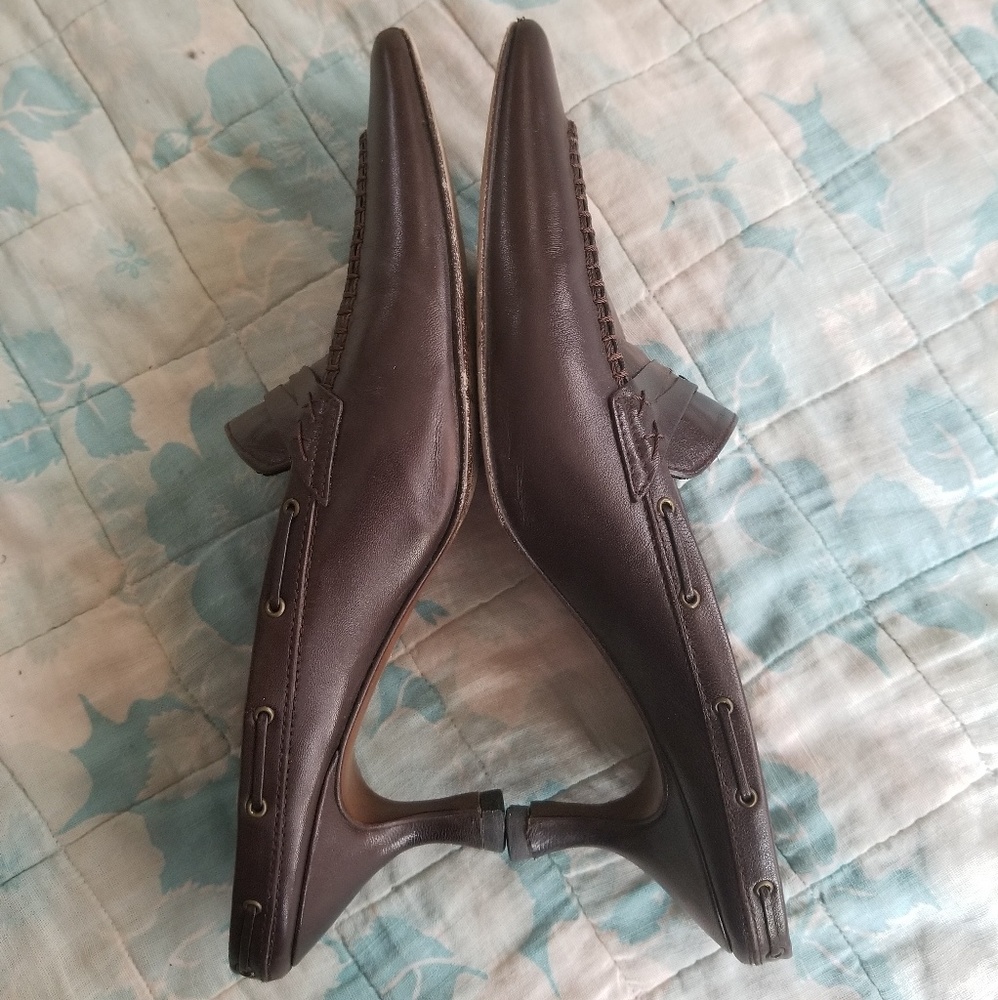 Donald J Pliner heeled loafer - Picture 4 of 6
